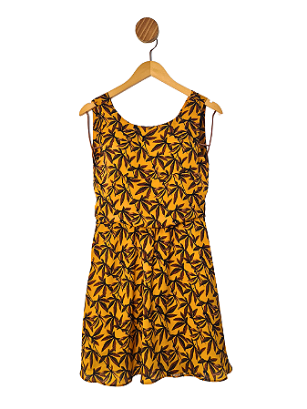 Vestido Canal Mostarda P