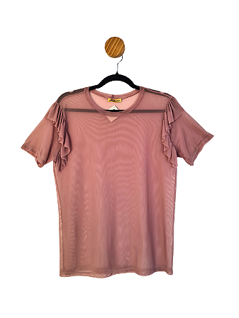 Blusa Hush Rose M
