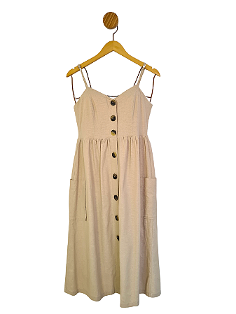 Vestido Bege P