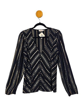 Blusa Paula Meinberg Preta G