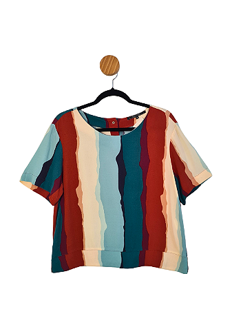 Blusa Shoulder Verde 40