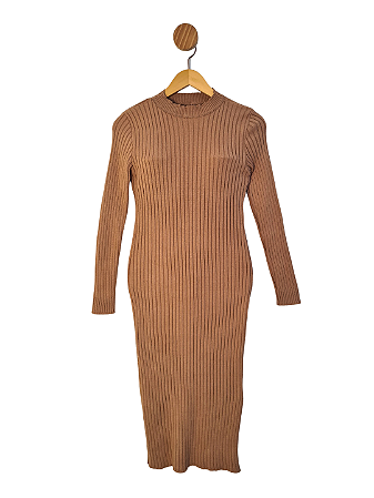 Vestido Camila Lobo Bege M