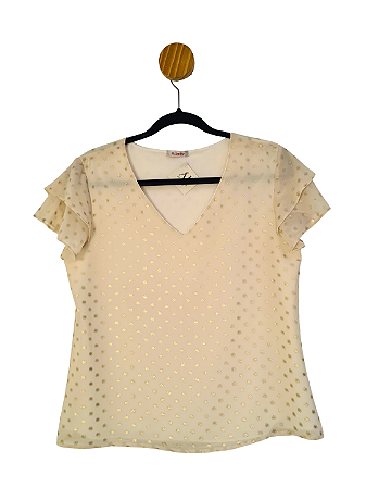 Blusa M Bella Creme P