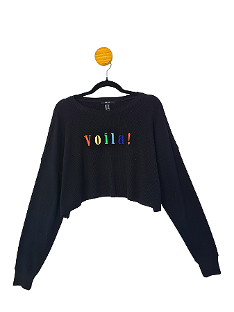 Sweater Forever21 Preto P/M