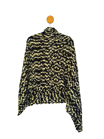 Poncho Bege e Preto U