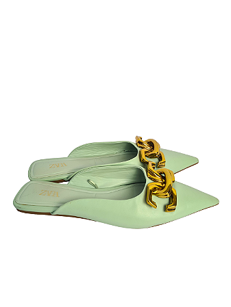 Mule Zara Menta 39
