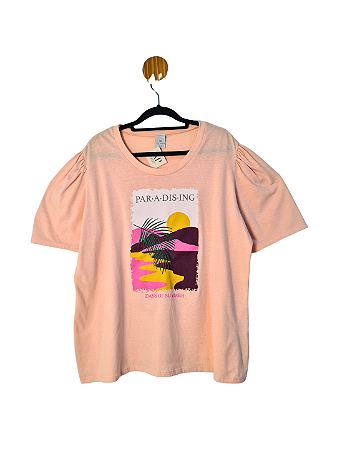 Camiseta Lecimar Rosa GG