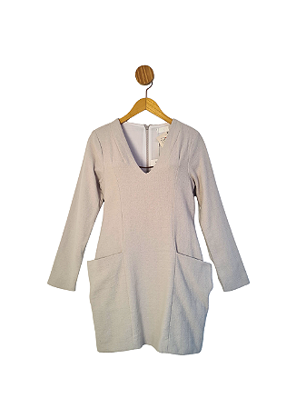 Vestido Damatta Cinza PP