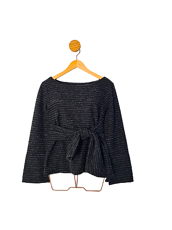 Blusa Heloisa Machado Chumbo G