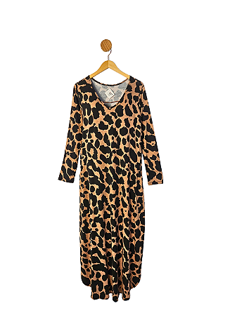 Vestido Local Summer Marrom GG
