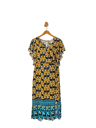 Vestido Spezzato Mostarda 38