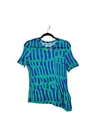 Blusa Maria Maluca Azul e Verde M
