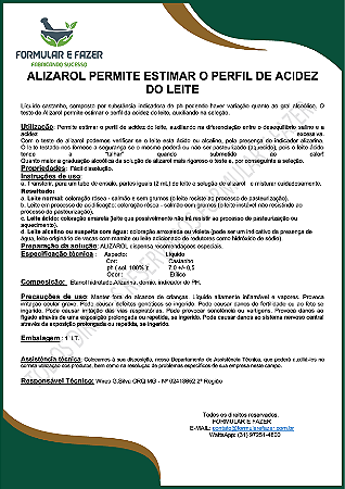 FORMULAÇÃO ALIZAROL