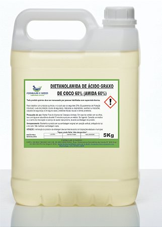 DIETANOLAMIDA DE ÁCIDO GRAXO DE COCO 60% (AMIDA 60%)