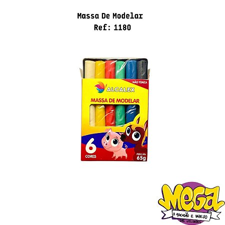 MASSA DE MODELAR 6 CORES