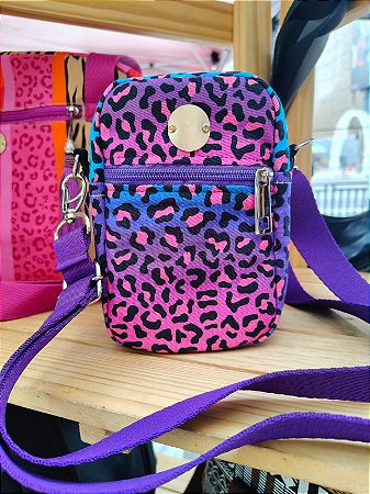 Bolsa Amora - Oncinha colorida com roxo