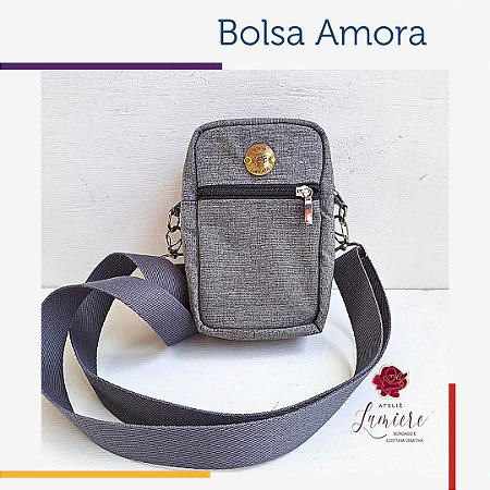 Bolsa Amora - Cinza