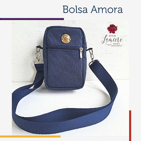 Bolsa Amora - Azul marinho