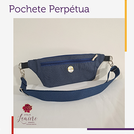 Pochete Perpétua - Azul marinho