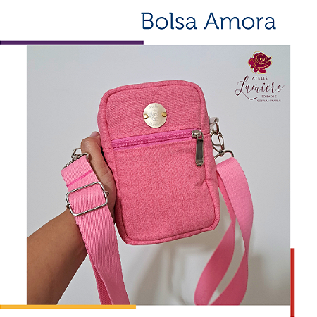 Bolsa Amora - Rosa Chiclete