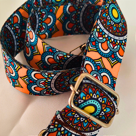 Alça Avulsa - Mandala laranja