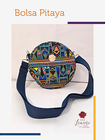 Bolsa Pitaya - Étnico colorido