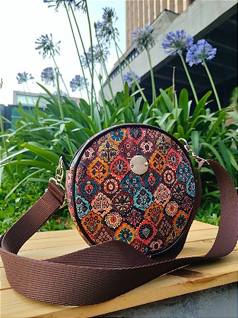 Bolsa Pitaya - Persa com marrom