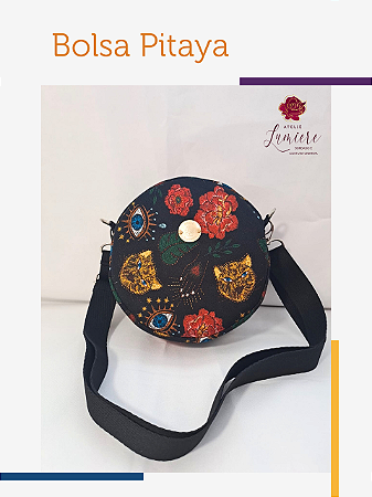 Bolsa Pitaya - Bordado Tropical