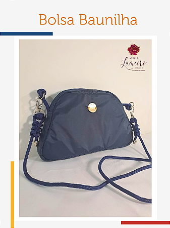 Bolsa Baunilha - Azul marinho