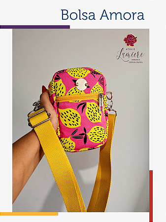 Bolsa Amora - Siciliano com amarelo