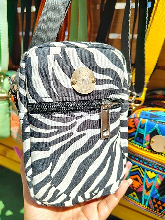 Bolsa Amora - Zebra com preto