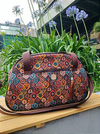 Bolsa Salvia - Persa com marrom