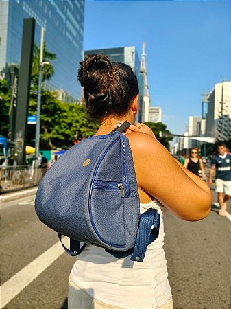 Mochila Lótus - Azul marinho