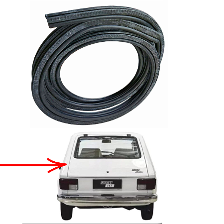Borracha Guarnição Tampa Porta-Malas Fiat 147 Baixa 3.990mm (205)