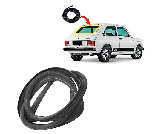 Borracha Vigia/vidro Tampa Traseira Fiat 147 Riscado Stand