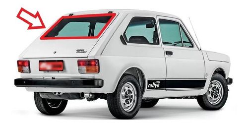 Borracha Vigia/vidro Da Tampa Traseira Fiat 147 S/ Friso