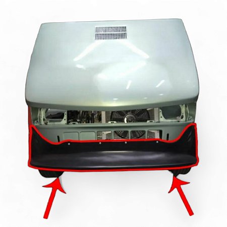Spoiler Dianteiro de Fibra Fiat 147 Oggi Css Spazio Europa