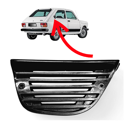 Grade Entrada De Ar Direita Traseira (orelha) Fiat 147