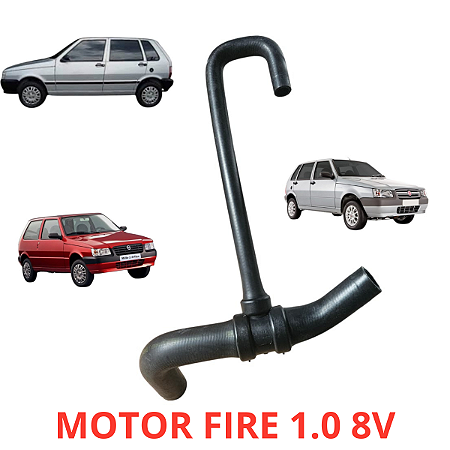 Mangueira Do Radiador Inferior Uno Fire 1.0 8V (642 Jahu)