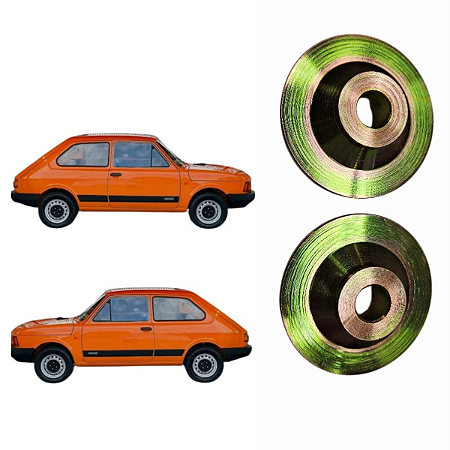 PAR Guia Dos Rolamentos Suspensão Uno P/ Fiat 147