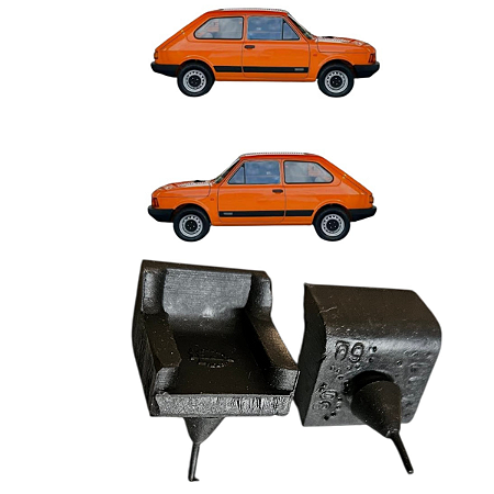 Kit 02 Batente Do Capô/tampa Mala Fiat 147 Calco Capo 600562