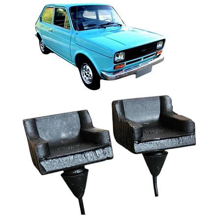 Par Batente Do Capô/tampa Mala Fiat 147