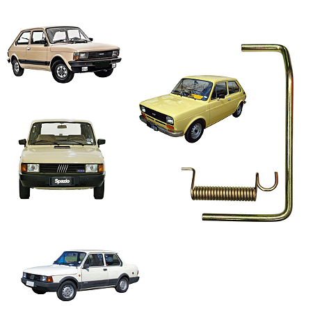 KIT HASTE CAPO DO FIAT 147 76/80 BRIO + MOLA CAPO