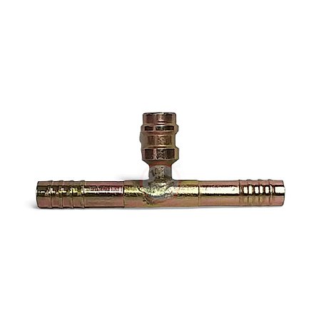 Emenda 08mm Aço c/ Válvula de Serviço R134a s/ Clip -1796