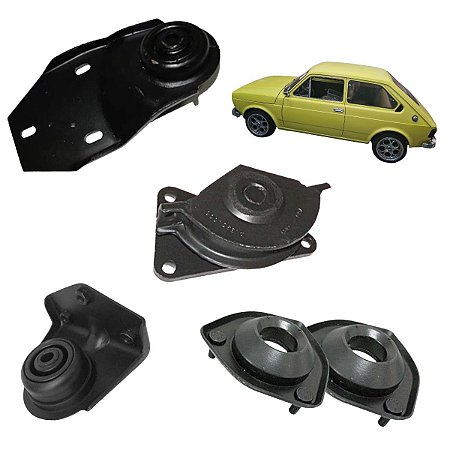 KIT Coxim Motor + Câmbio + Batentes FIAT 147