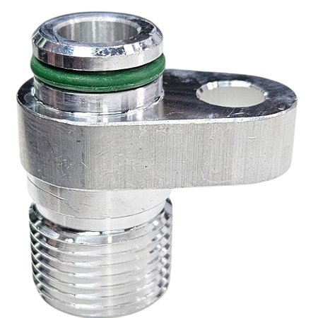 Válvula Conector Entr/Saída Condensador 10X10 Alumínio (2031 - 440076)