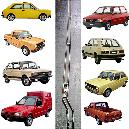 Linha De Combustível Inox 3/8 Fiat 147 E Derivados - 805