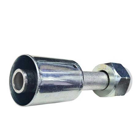 Conexão Radial Reta Fêmea 10mm Alum O'ring c/Clip R134a 744