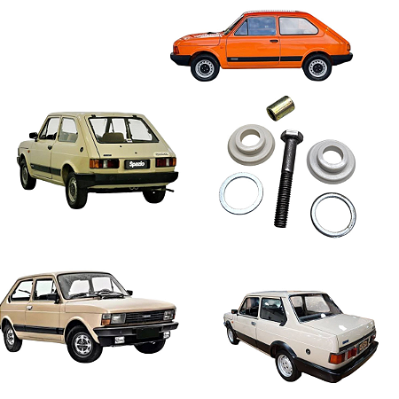 KIT Reparo Alavanca Câmbio / Trambulador Fiat 147 81... (606007 Jahu)