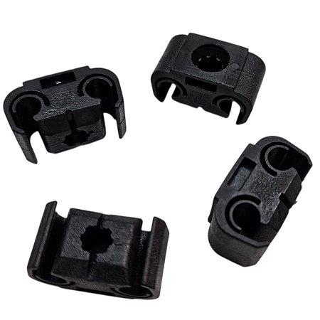 kit 04 Grampo Presilha Tubo Freio duplo Passat Golf Jetta Audi A4 A6